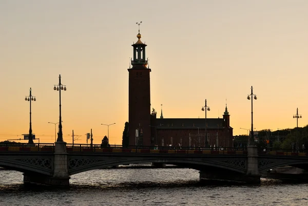 Золотим Стокгольмського — стокове фото