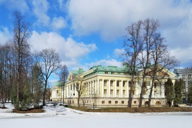 St. Petersburg. Kamennoostrovsky Palace, 18 century clipart