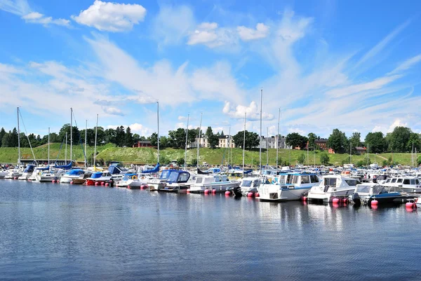 Lappeenranta Hafen Und Festung Linnoitus Hintergrund Finnland — Stockfoto