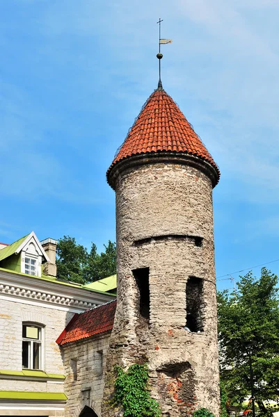 Tallinn. Viru gate tower — Stock Photo, Image