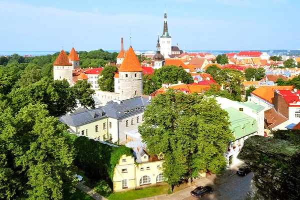 塔林，爱沙尼亚。古老的小镇 — 图库照片