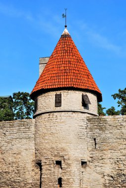 Tallinn, vyshgorod. küçük kale kule