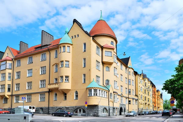 Helsinki Dzielnicy Katajanokka Architektura Nowoczesnego Północnej — Zdjęcie stockowe