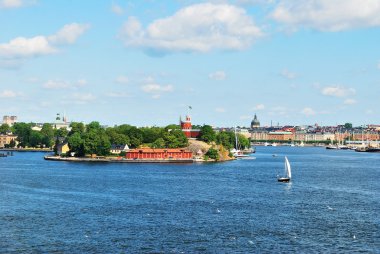 Stockholm. küçük ada kastelliholmen