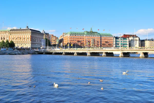 Centrala delen av stockholm — Stockfoto