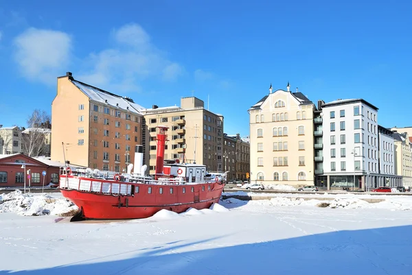 Helsinki w dzień słoneczny zimowy — Zdjęcie stockowe