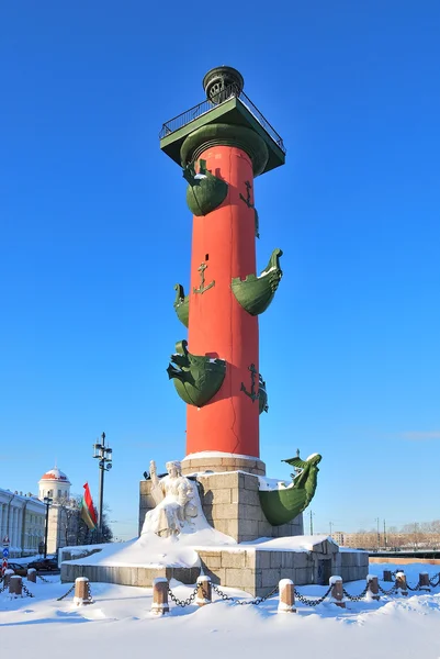 St. Petersburg. Rostral column — Stock Photo, Image