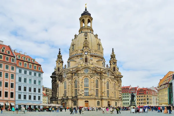 Фрауэнкирхе, Дрезден — стоковое фото