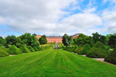 Uppsala, Sweden. University Botanical Garden clipart