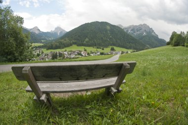 bankta dolomites dağlar, İtalya