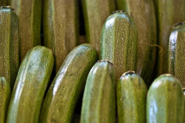 Zucchini in a Market — Stock Photo, Image
