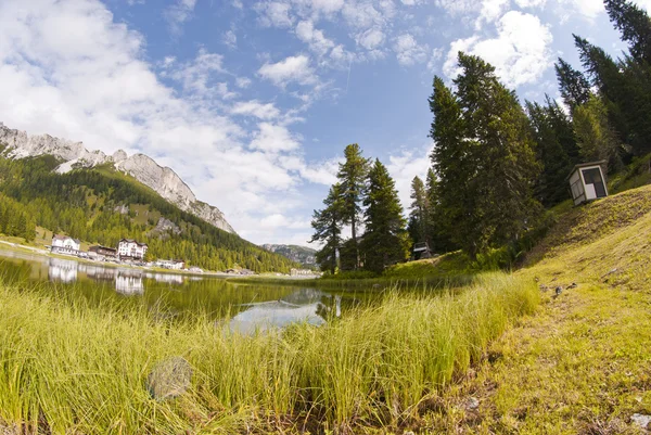 Detalle de las montañas Dolomitas, Italia — Foto de Stock