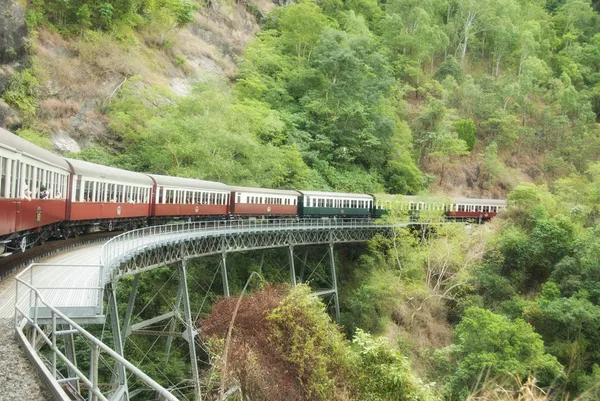Kuranda pociąg do cairns — Zdjęcie stockowe
