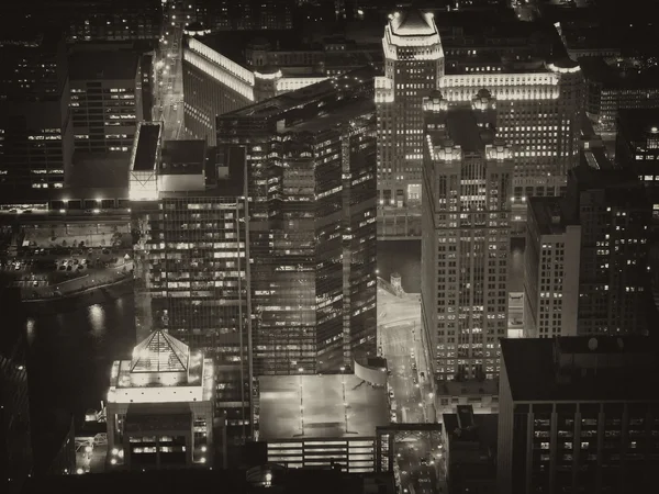 从空中俯瞰芝加哥 — 图库照片