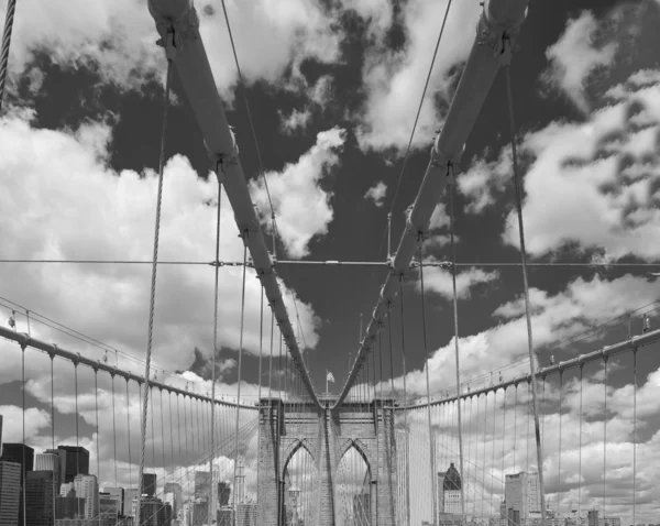 ブルックリン橋のアーキテクチャ — ストック写真
