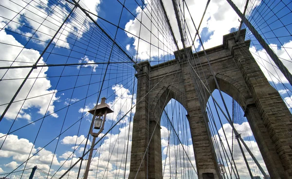 Brooklyn bridge architektura — Stock fotografie