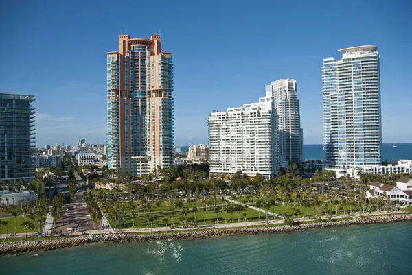 Miami, florida bırakarak — Stok fotoğraf