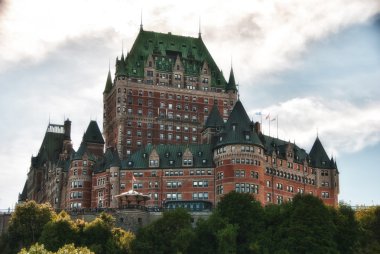 Majesty of Chateau de Frontenac, Quebec City clipart