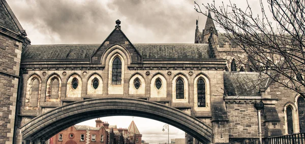 Christ Church Cathedral i Dublin – stockfoto