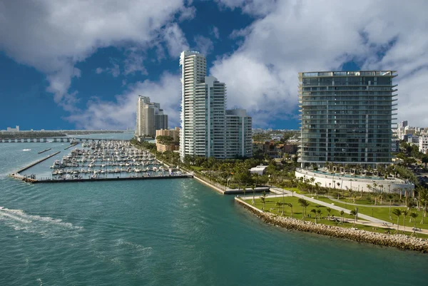 Miami Beach Coastline, Florida — Stock Photo, Image