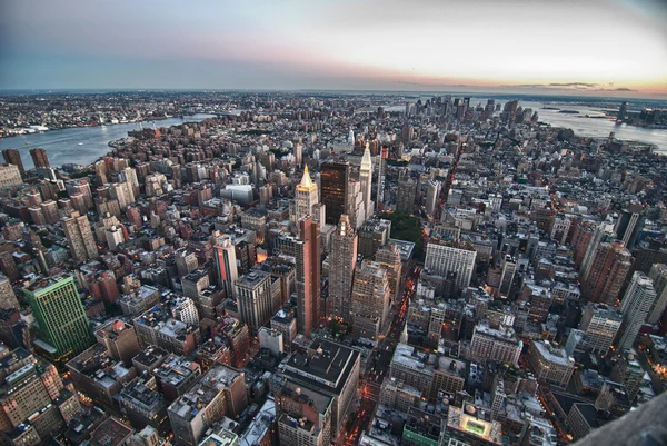 Wolkenkrabbers van New York City — Stockfoto
