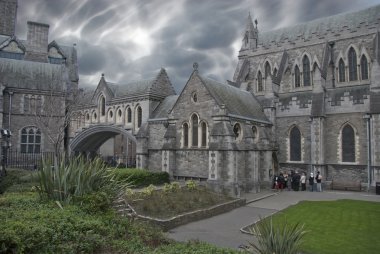 Christ Church Cathedral in Dublin, Ireland clipart