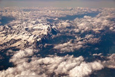 Dolomites from the Aircraft clipart