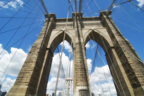 Architettura del ponte di Brooklyn — Foto Stock