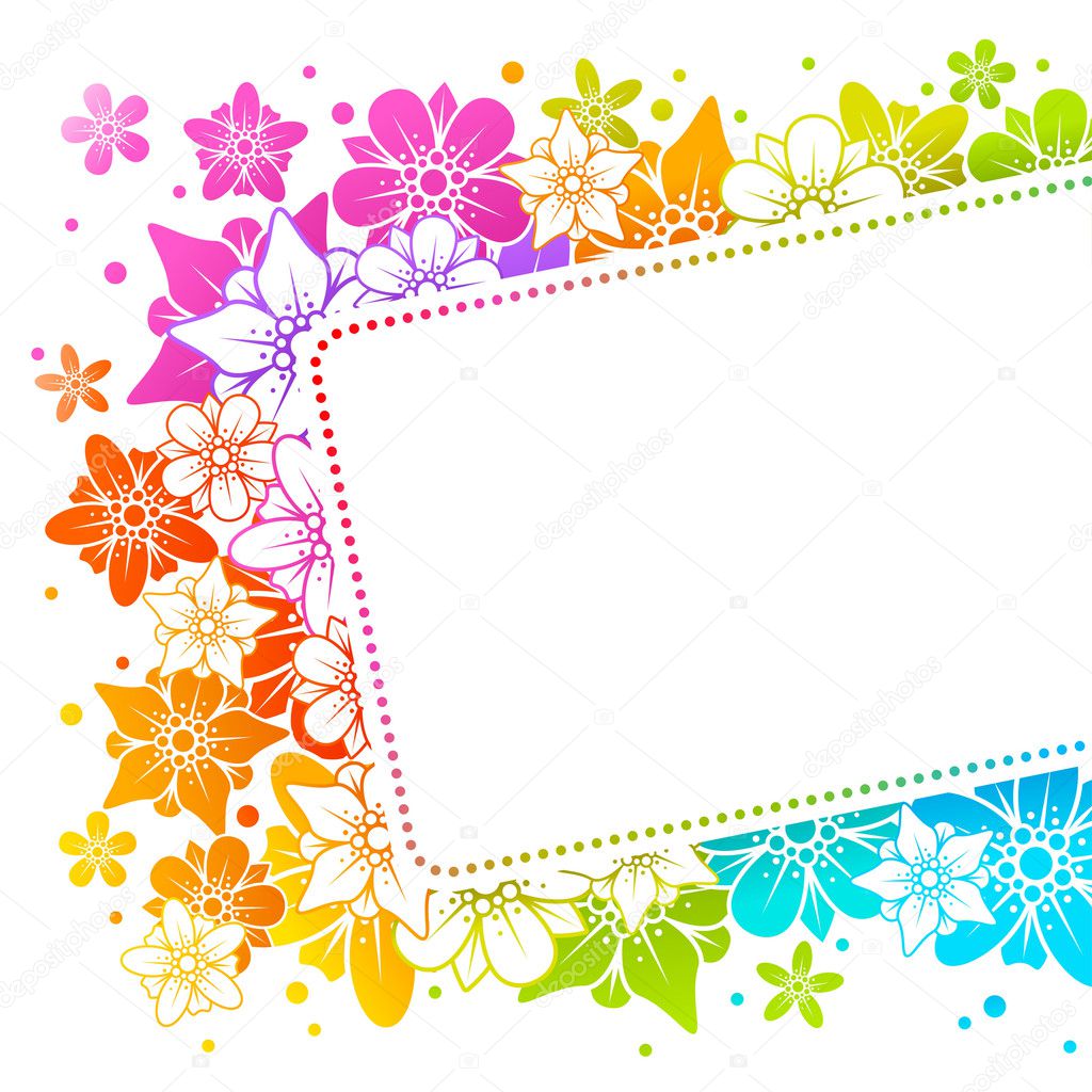 Floral colorful background 15