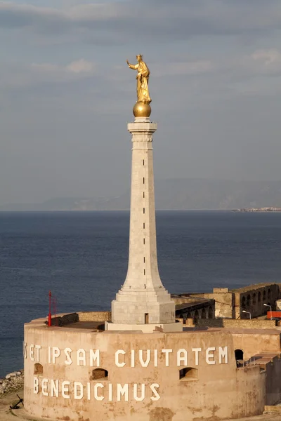 stock image Messina Madonna Statue