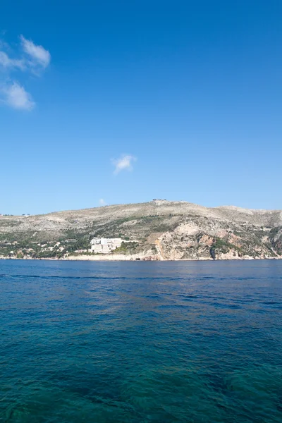 Голубые воды Хорватии — стоковое фото
