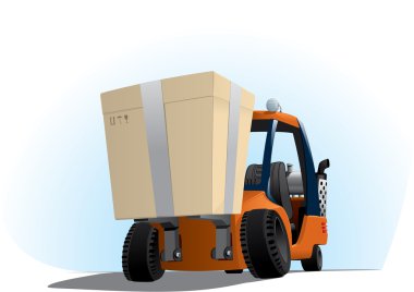 Autoloader with a big box clipart