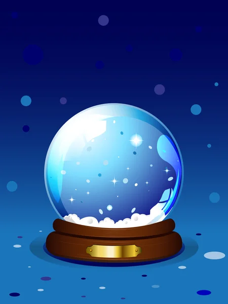Vector globo de neve —  Vetores de Stock