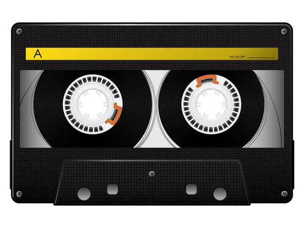 Vector audio cassette — Stock Vector