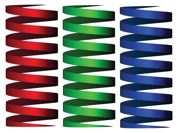 Cilinder RGB-linten — Stockvector