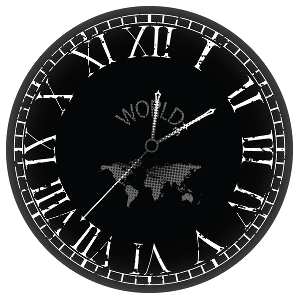 Παγκόσμιο ρολόι — Διανυσματικό Αρχείο
