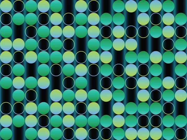 Bubblor grön bakgrund — Stock vektor