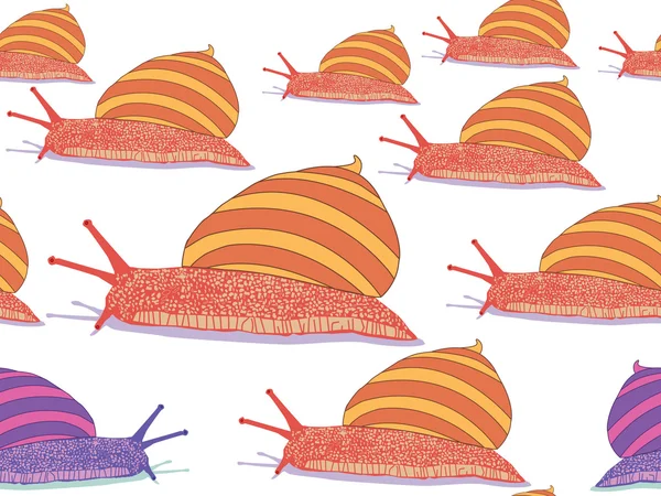 달팽이 원활한 패턴 — 스톡 벡터