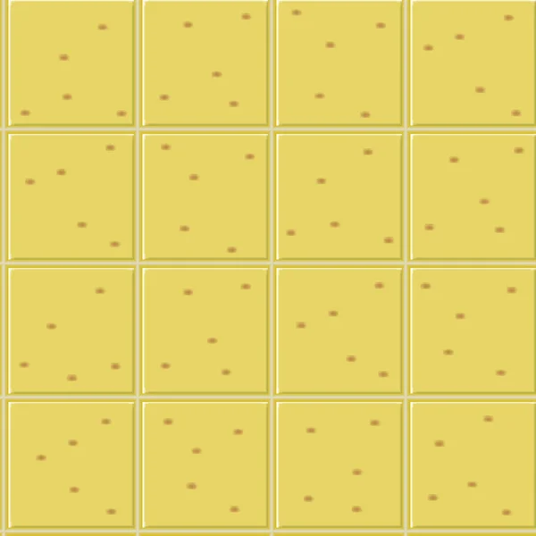黄色のセラミックスのシームレスなパターン — ストックベクタ