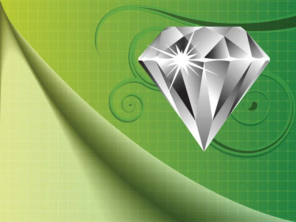 Diamond background — Stock Vector