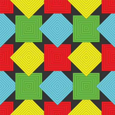 Squares pattern