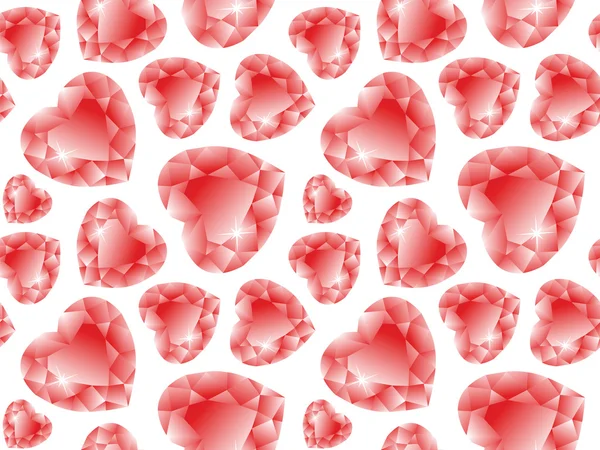 Modèle de diamants Valentine — Image vectorielle