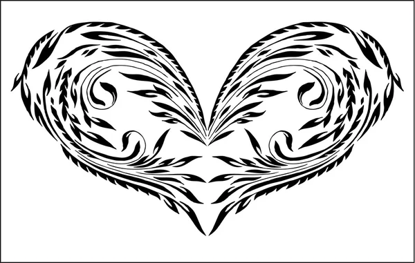 Coeur vecteur abstrait — Image vectorielle