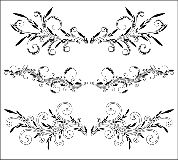 Ensemble floraison vectorielle — Image vectorielle