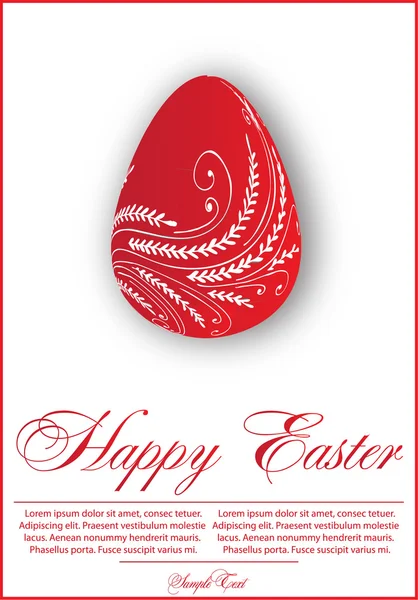 Huevos de Pascua, ilustración vectorial — Vector de stock