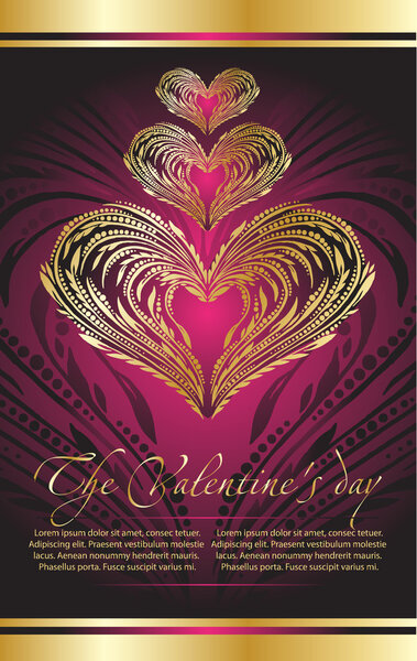 Abstract romantic background