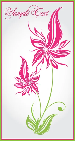Elegancia fondo floral — Vector de stock