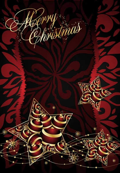 Різдвяний червоний абстрактний фон — стоковий вектор