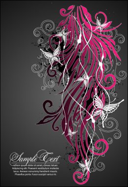 vektör çizim çiçek