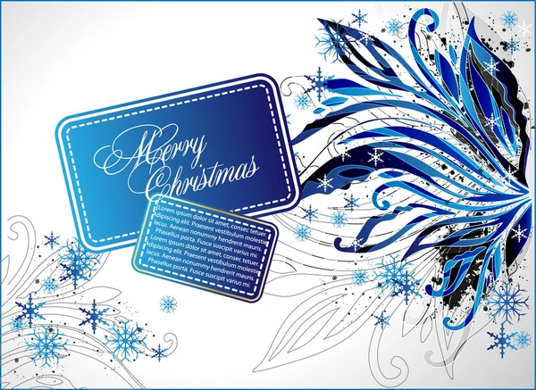 Χριστουγεννιάτικη κάρτα που αφηρημένη διάνυσμα — Διανυσματικό Αρχείο
